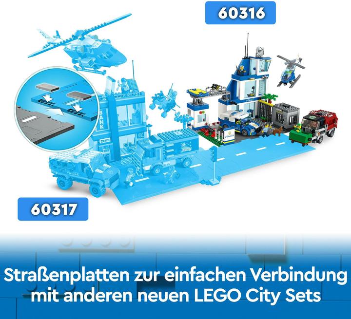 Produktbild LEGO Polizeistation (60316, LEGO City)