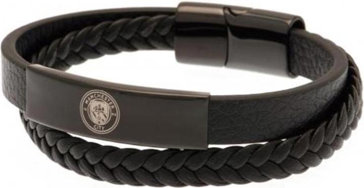 Actual product image Manchester City FC Bracelet leather (0.10 cm, 100% synthetic material)