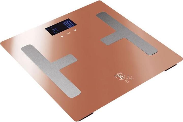 BerlingerHaus BH9356 Digital bathroom BODYFAT scale, capacity 180 kg Metallic L (180 kg)