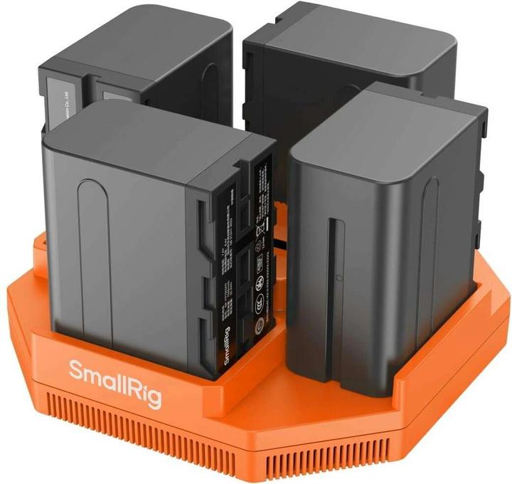 Produktbild SmallRig 4837 NP F 4 Channel Camera Battery Charger (Kamera Akku Ladegerät)