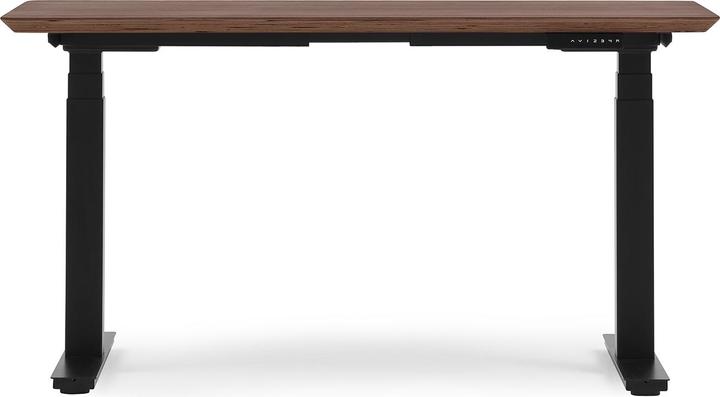 Produktbild Oakywood Standing Desk Holztisch mit Höhenverstellung - aus Furnier - Walnussfurnier / 160x80 / Schwarz - Oak (160 x 80 cm)