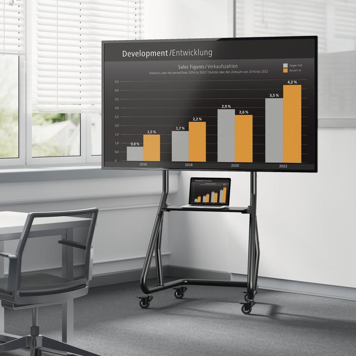 Image du produit Hama Trolley", support de télévision avec roulettes, 254 cm (100 (100", 80 kg)