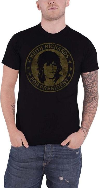 Immagine prodotto The Rolling Stones Maglietta unisex da adulto Keith For President (S)