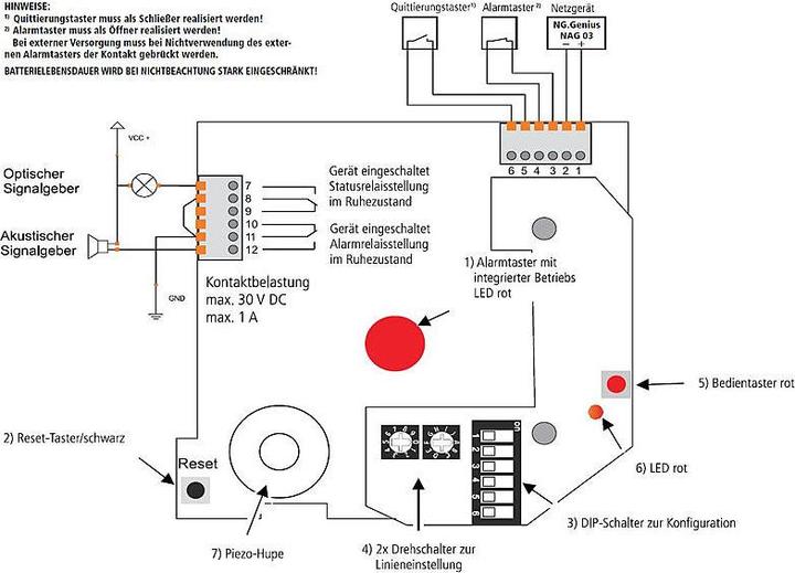 Produktbild Hekatron Funkhandtaster f. Funksystem Genius 31-500001