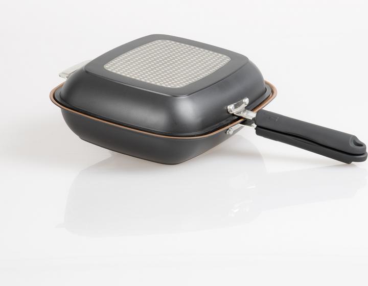 Actual product image MediaShop Livington Black Doubletta (Grill pan, Pot, Aluminium, Stainless steel)