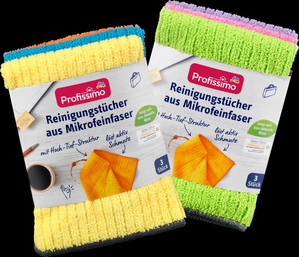 Produktbild dm Profissimo Reinigungstücher aus Mikrofeinfaser (3 Stk.)