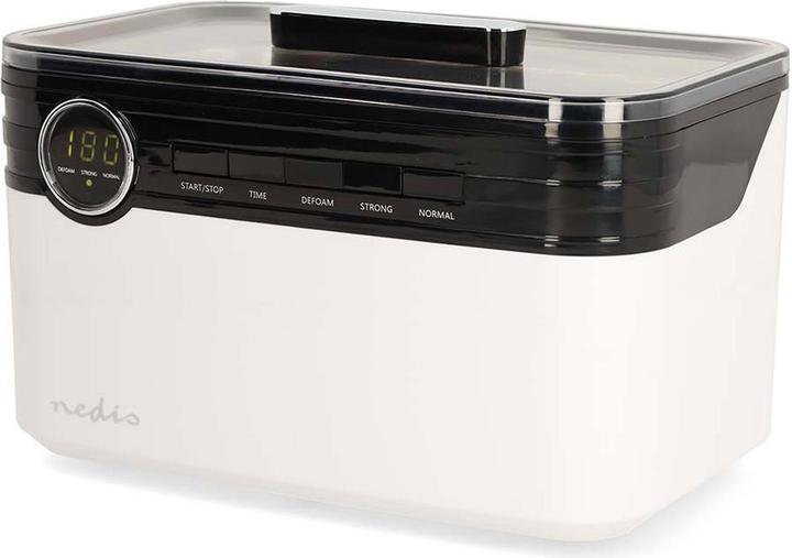 Produktbild Nedis Ultraschall-Schmuck-Reiniger | Netzstromversorgung | 220 - 240 V AC 50/60 Hz | Euro / Typ-C (C (43 kHz, 1800 ml)
