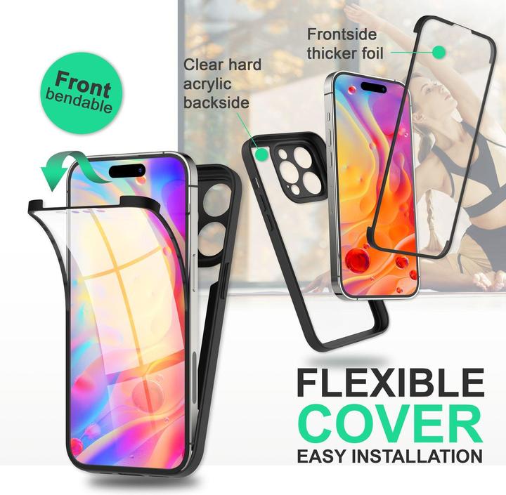 Immagine prodotto Nalia Busta ibrida trasparente a 360 gradi (Apple iPhone 14 Pro Max)