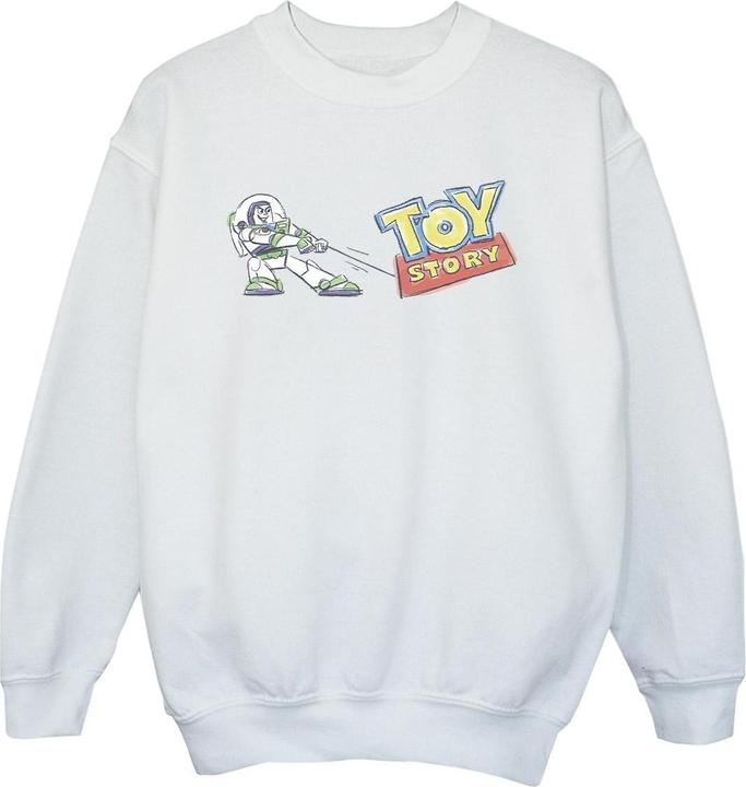 Disney Toy Story Buzz Pulling Logo Sweatshirt Jungen
