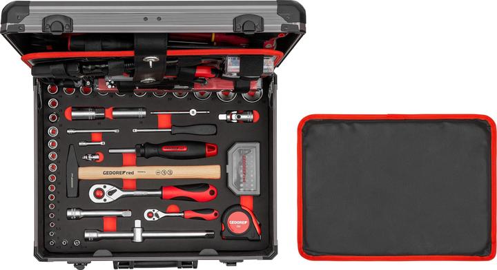Gedore Red red R46007138 ALLROUND tool set in aluminium case (138 pieces)