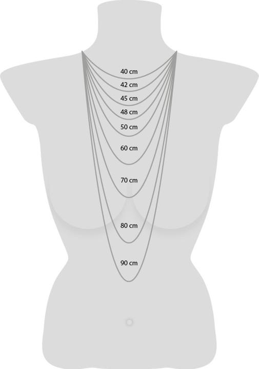 Actual product image Engelsrufer Necklace flower of life (925 silver rhodium-plated, 50 cm)