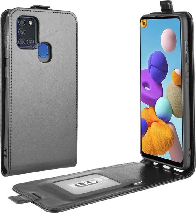 Image du produit Cover-Discount Galaxy A21s - Etui flip classique vertical noir (Samsung Galaxy A21s)