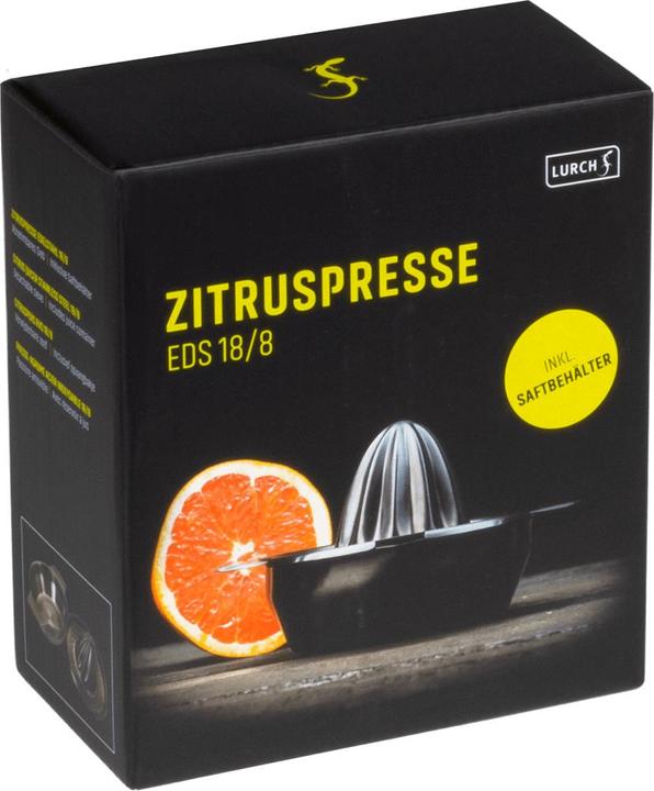 Actual product image Lurch Citrus press stainless steel smokey grey