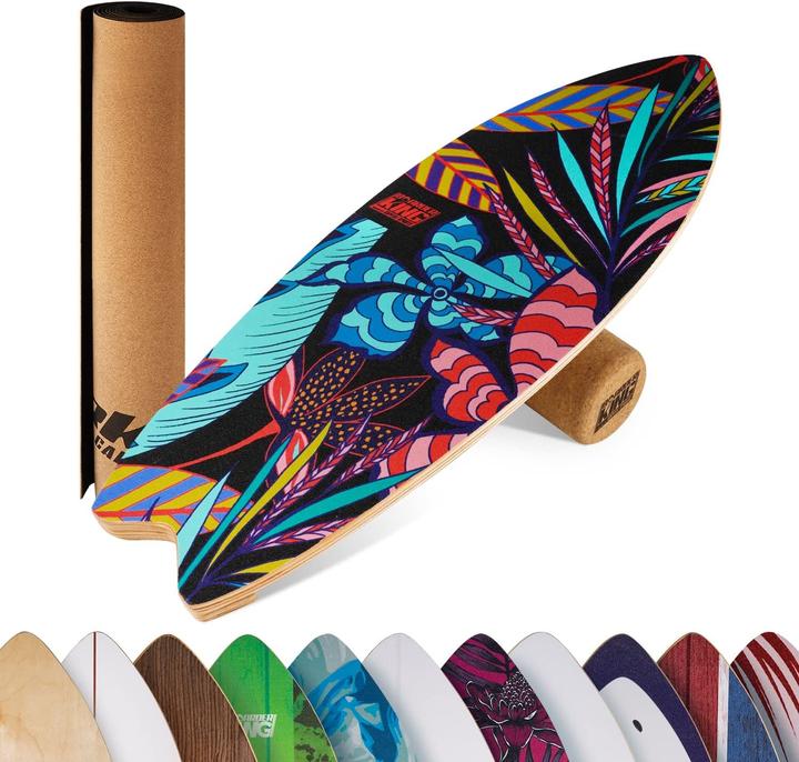 BoarderKing Balance Board für Surfen & Skaten
