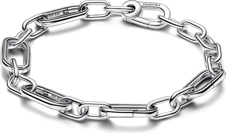 Pandora ME Fünf Aufklappbare Links Gliederarmband (23 cm, Silber 925)