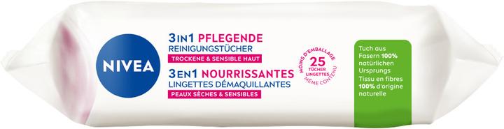Produktbild NIVEA 3in1 Pflegende Reinigungstücher (Reinigungstücher, 25 ml)