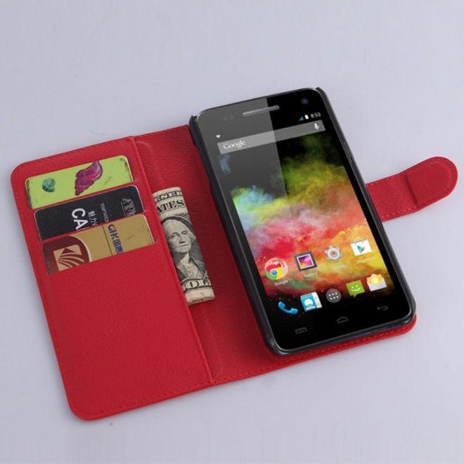 Immagine prodotto MU Classic Serie di copertine per libri in pelle Litchi (Wiko Rainbow 4G)