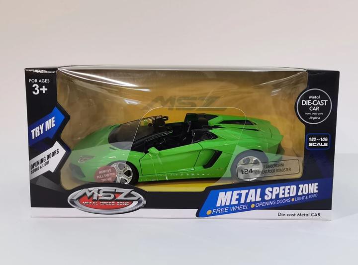 Actual product image MSZ Die-cast model Lamborghini Aventador Roadster, 1:24