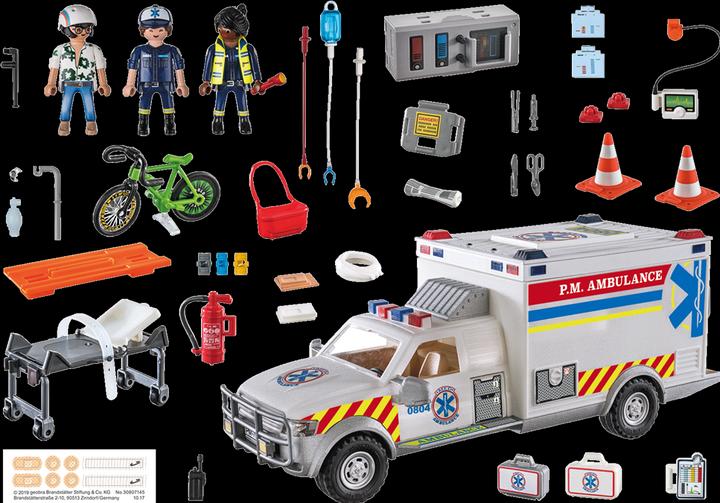Image du produit Playmobil Véhicule de secours : US Ambulance (70936, Playmobil City Action)