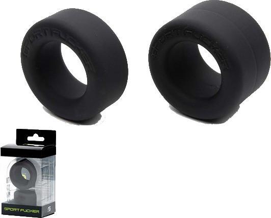 Produktbild Sport Fucker Soft Silicone Nutt Job Set black (2.50 cm)