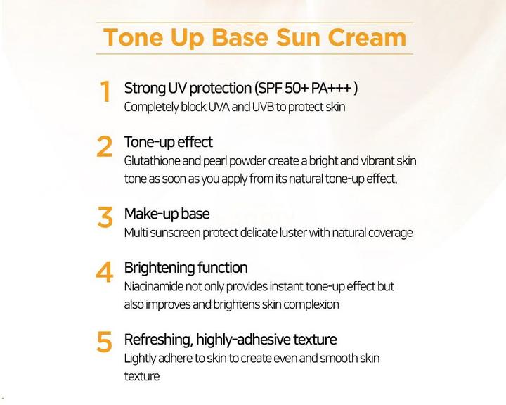 Produktbild Frudia Sun Tone Up Base (Sonnencreme Gesicht, SPF 50+, 50 ml, 50 g)