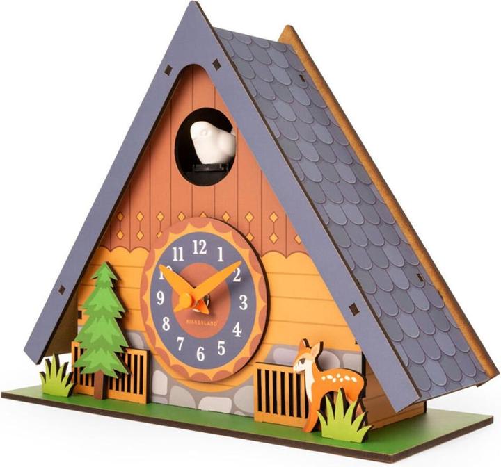 Kikkerland - Cuckoo Clock - 22 cm x 18.25 cm x 9 cm