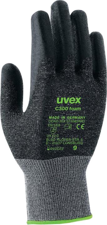 Actual product image Uvex Safety Cut protection glove C300 foam (10)