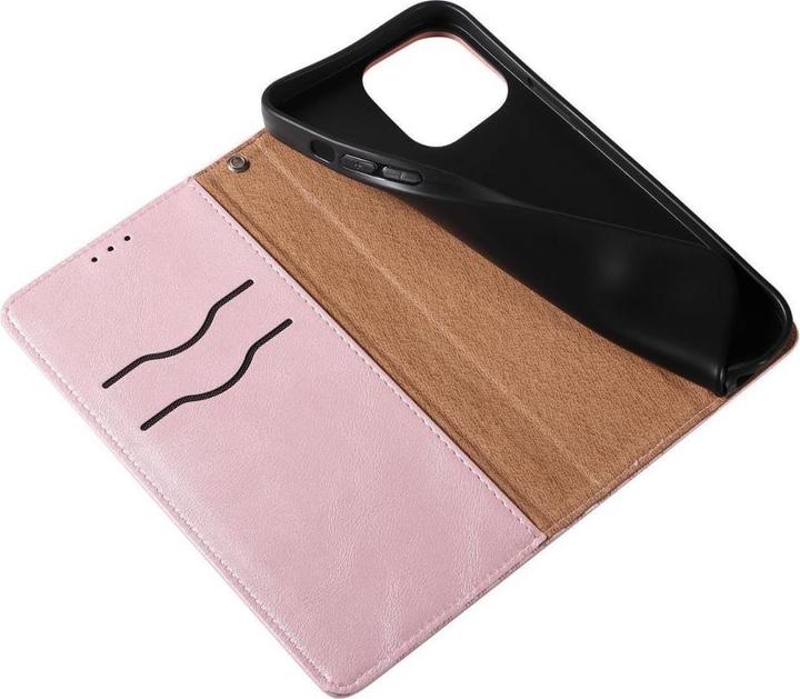 Produktbild Hurtel Magnetband-Hülle für Samsung Galaxy S23+ Flip Wallet Mini Lanyard Stand Pink (Samsung Galaxy S23+)