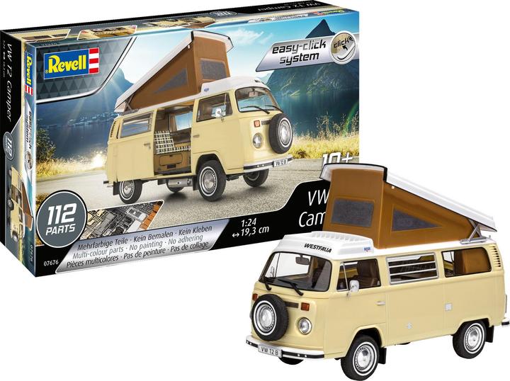 Image du produit Revell Kit modèle VW T2 Camper (easy click)