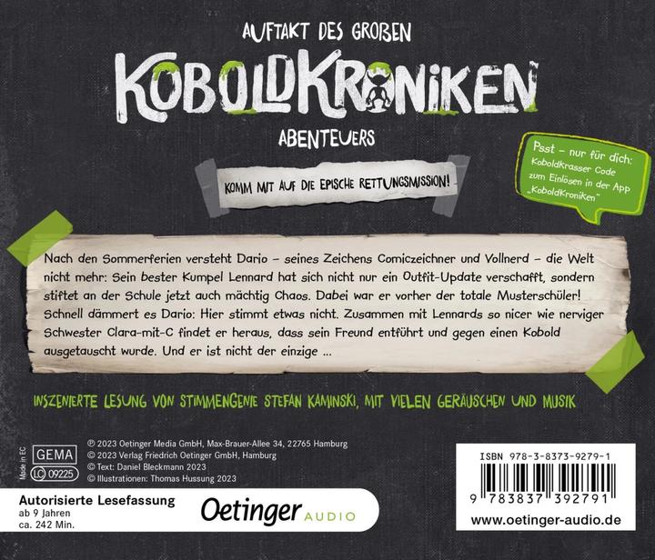 Actual product image KoboldKroniken 1 - They are among us (Uticha Marmon, Stefan Kaminski, Thomas Hussung, Daniel Bleckmann, German)