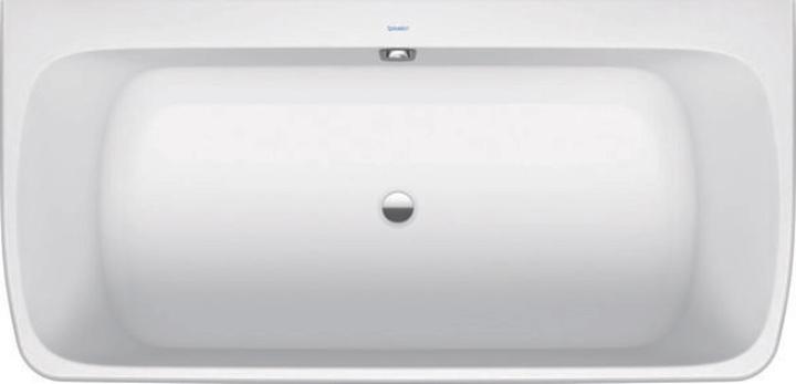 Duravit Qatego bathtub, pre-wall, 1800x800x600mm, DuraSolid, 2 back cabinets, White Matt (90 cm, 180 cm)
