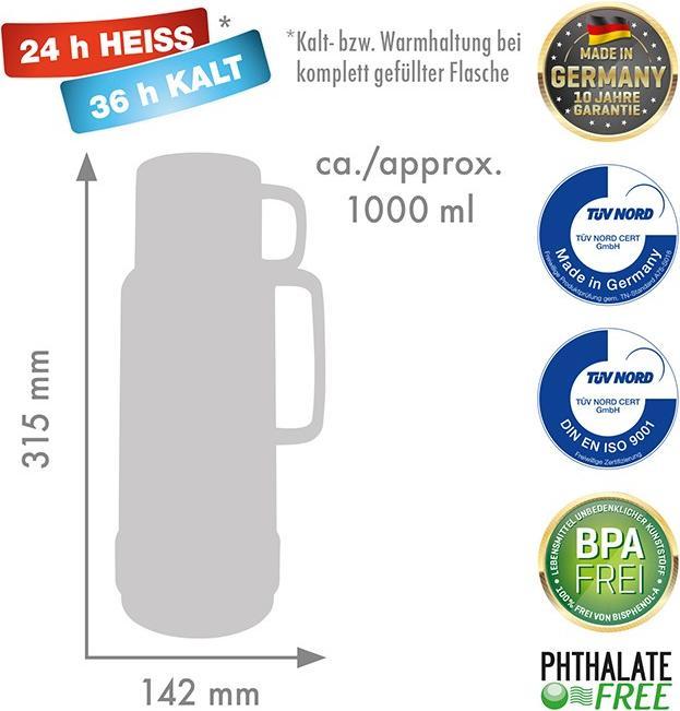 Image du produit Bouteille isolante 'Andreas' 80 (1 l)