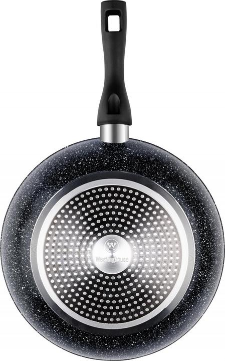 Actual product image Westinghouse Black Marble Wok Pan (30 cm, Wok, Aluminium)