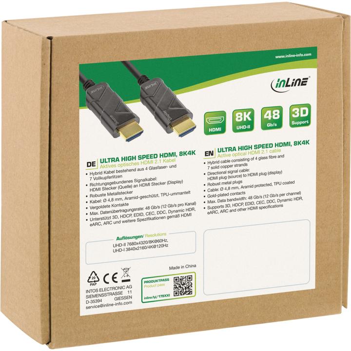 Actual product image InLine HDMI AOC Cable (20 m, HDMI)