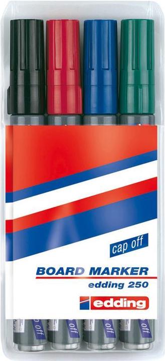 Produktbild Edding 250 (Mehrfarbig, 3 mm, 4 x)