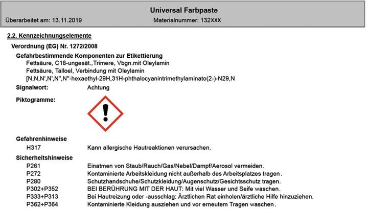 Produktbild R&G universal-farbpaste verkehrsrot (ral 3020) flasche/ 50 g