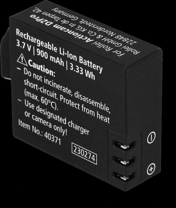 Immagine prodotto Rollei Batteria supplementare (Actioncam 8s Plus, Actioncam 9s Plus)