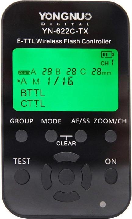 Actual product image Yongnuo YN-622C-kit i-TTL wireless flash trigger kit (Flash unit battery)