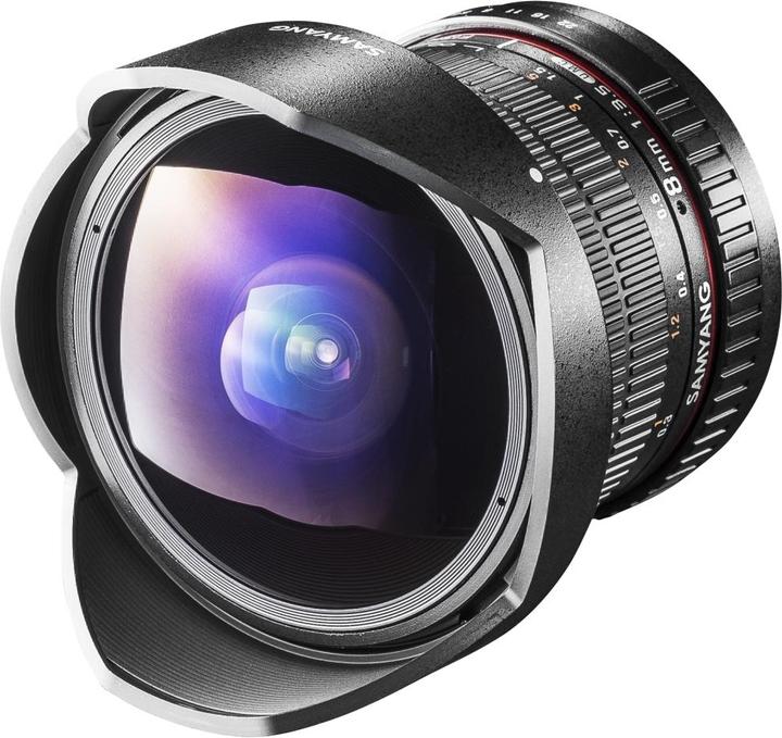 Immagine prodotto Samyang 8mm F3.5 CSII Sony A-Mount (Sony A, APS-C / DX)