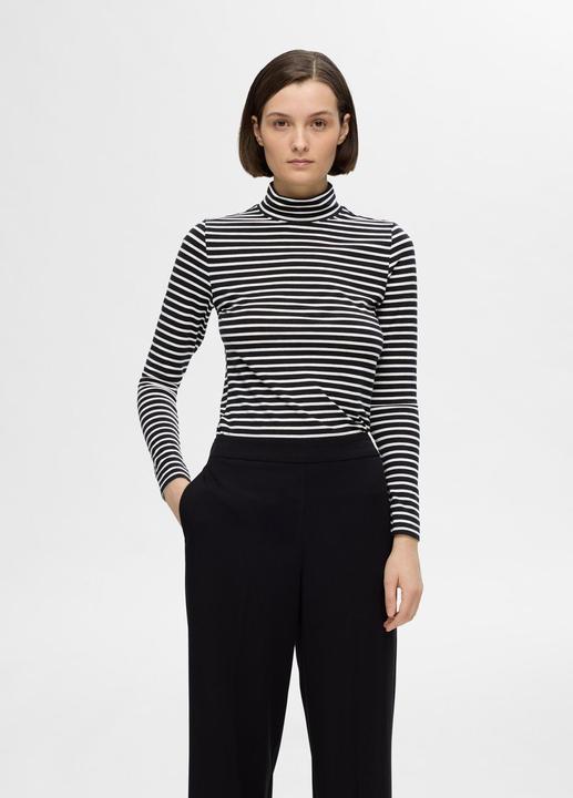 Image du produit Selected Femme Gestreiftes Oberteil mit langen Ärmeln (XL)