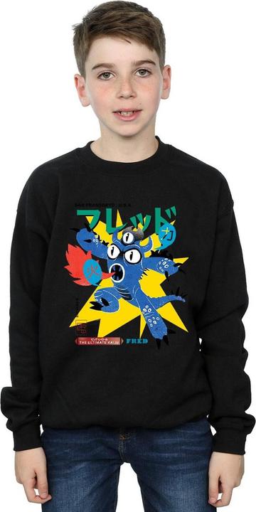 Actual product image Disney Boys Big Hero 6 Fred Ultimate Kaiju Sweatshirt (128)