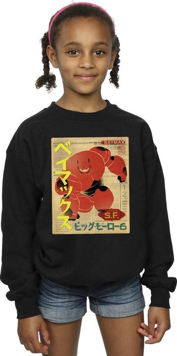 Immagine prodotto Disney Big Hero 6 Baymax Baymax Newspaper Felpa Ragazze (128)
