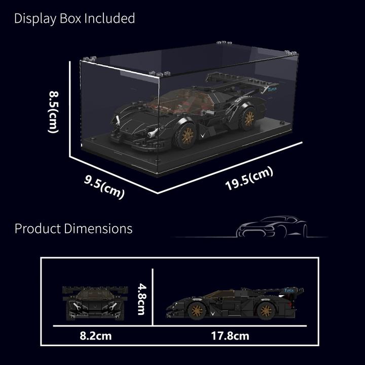 Image du produit Mould King Apollo IE Supercar avec boîte de présentation