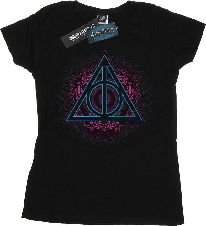 Neon Deathly Hallows TShirt (M)