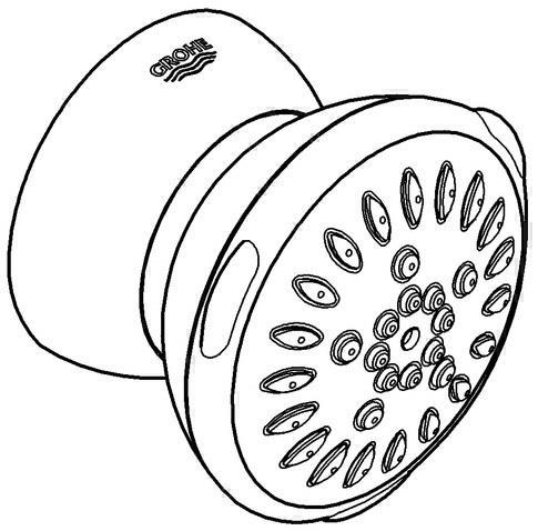 Immagine prodotto Grohe Doccia laterale RELEXA 65 Massage cromo (2 Tipi di raggi, 15 l/min)