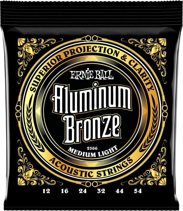 Ernie Ball Akustik Medium Light (6 x, Gitarre, 0.05")