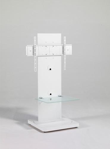 Gisan TV Standfuss, höhenverstellbar und drehbar, weiss (60", 35 kg)