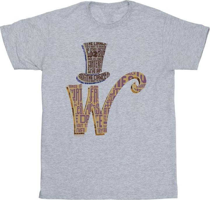 Immagine prodotto Willy Wonka & the Chocolate Factory W Logo Hat Maglietta Uomo (4XL)