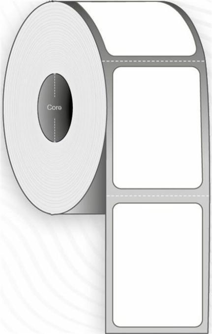 Actual product image Capture Label 102 x 203mm, core 25mm