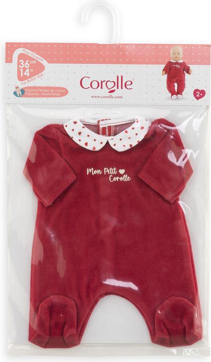 Actual product image Corolle Mon Grand Poupon Hearts pyjamas, 36 cm
